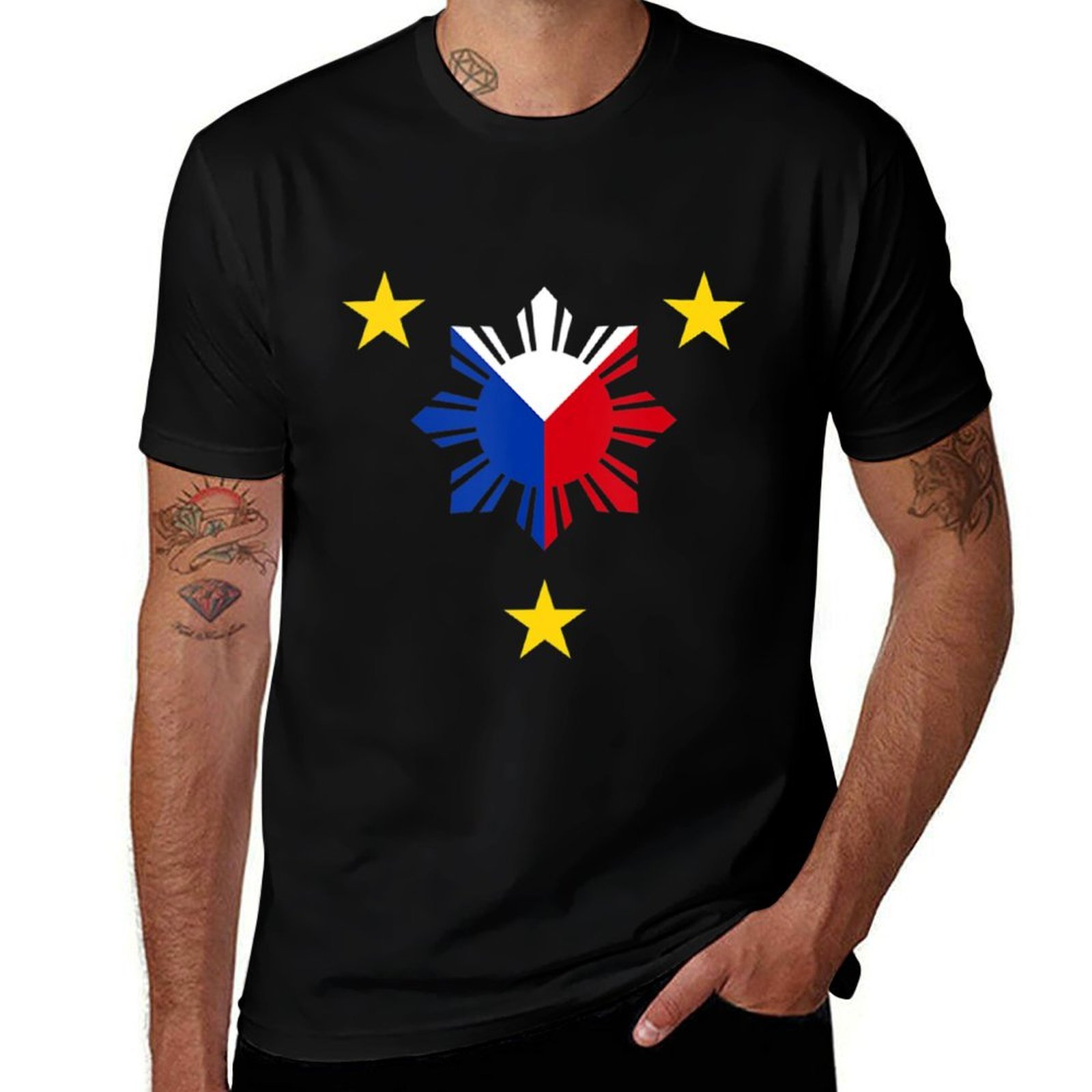 Men'S Fashion Philippines - Philippine Flag - Philippines Sun and