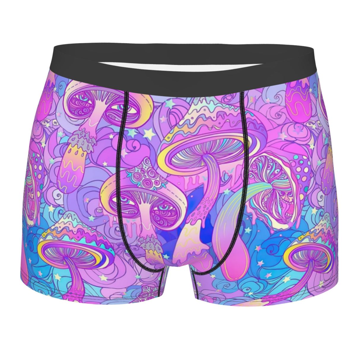 Men'S Fashion Underwear - Male Fashion Psychedelic Magic Mushrooms Print