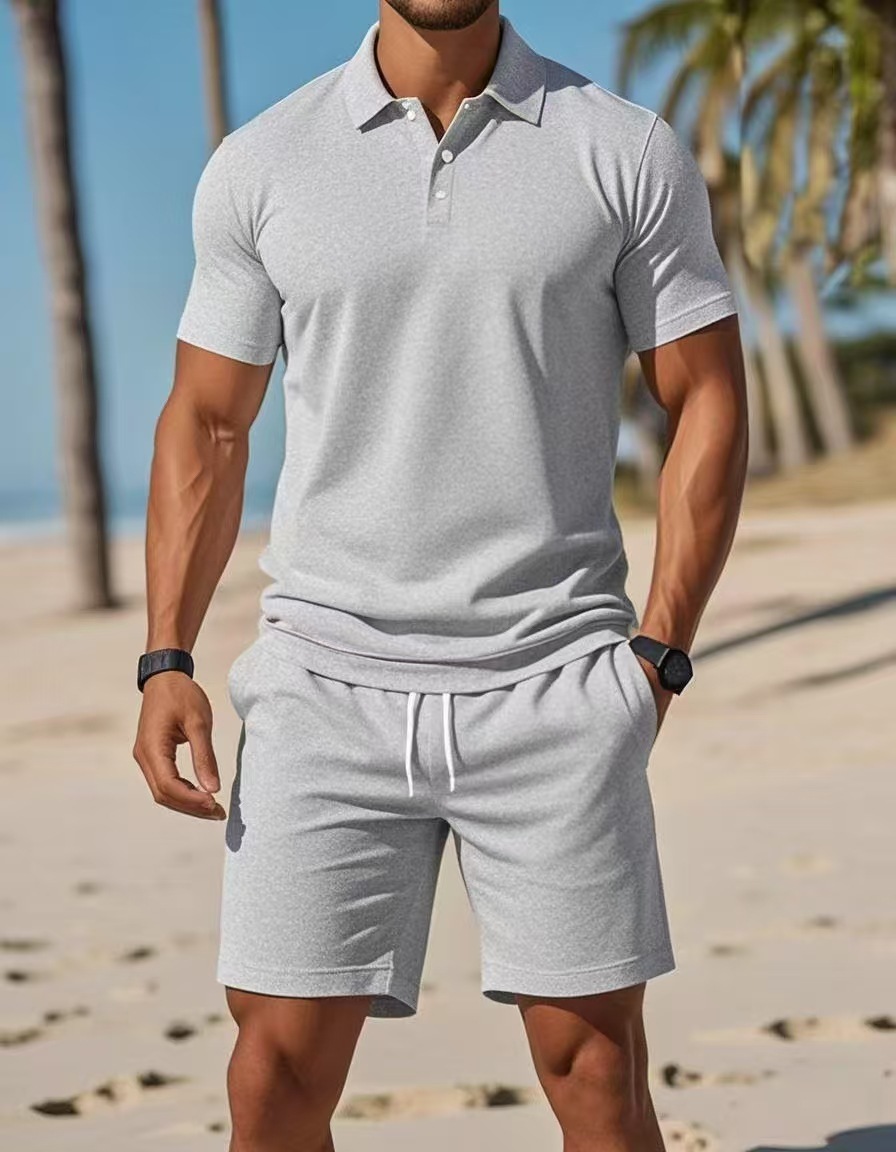 Polo Shirt Slim - 2026 Men's Summer Polo Shirt Set,