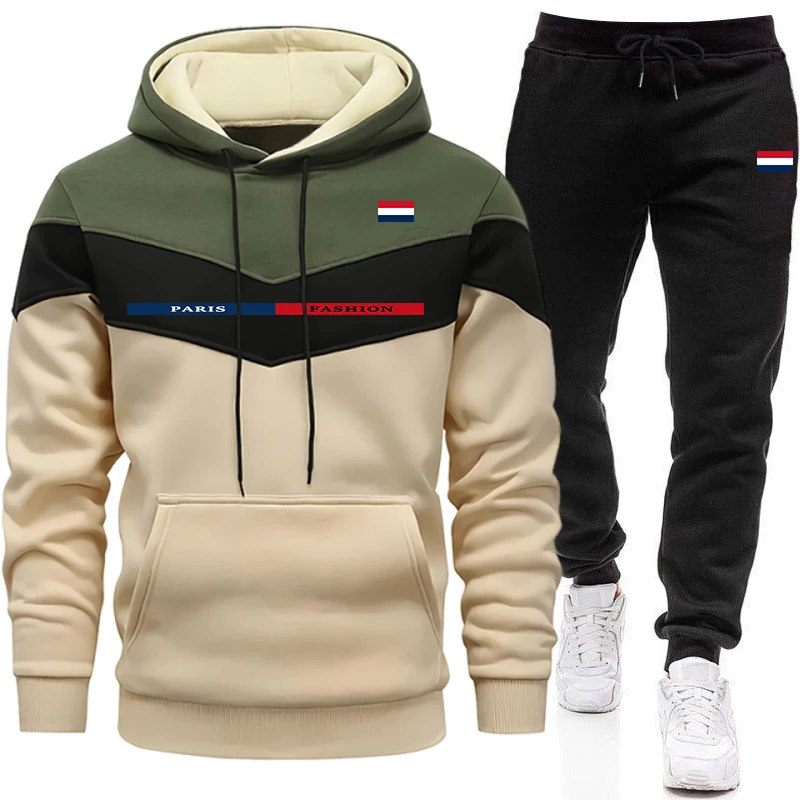 Men'S Fashion Outfits - Fall Winter Daily Casual Sports Jogging