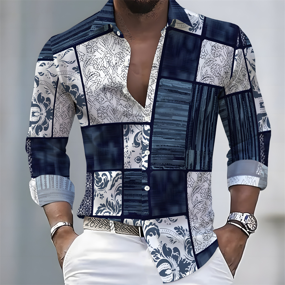 Men'S Fashion Outfits - Men's Light Luxury Style Color Block