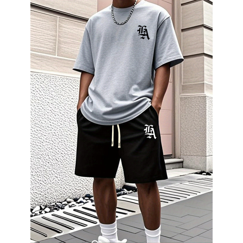 Men'S Fashion And Style - Men'S Printed Round-Neck Loose-Fitting ShirtTT-Shirt And