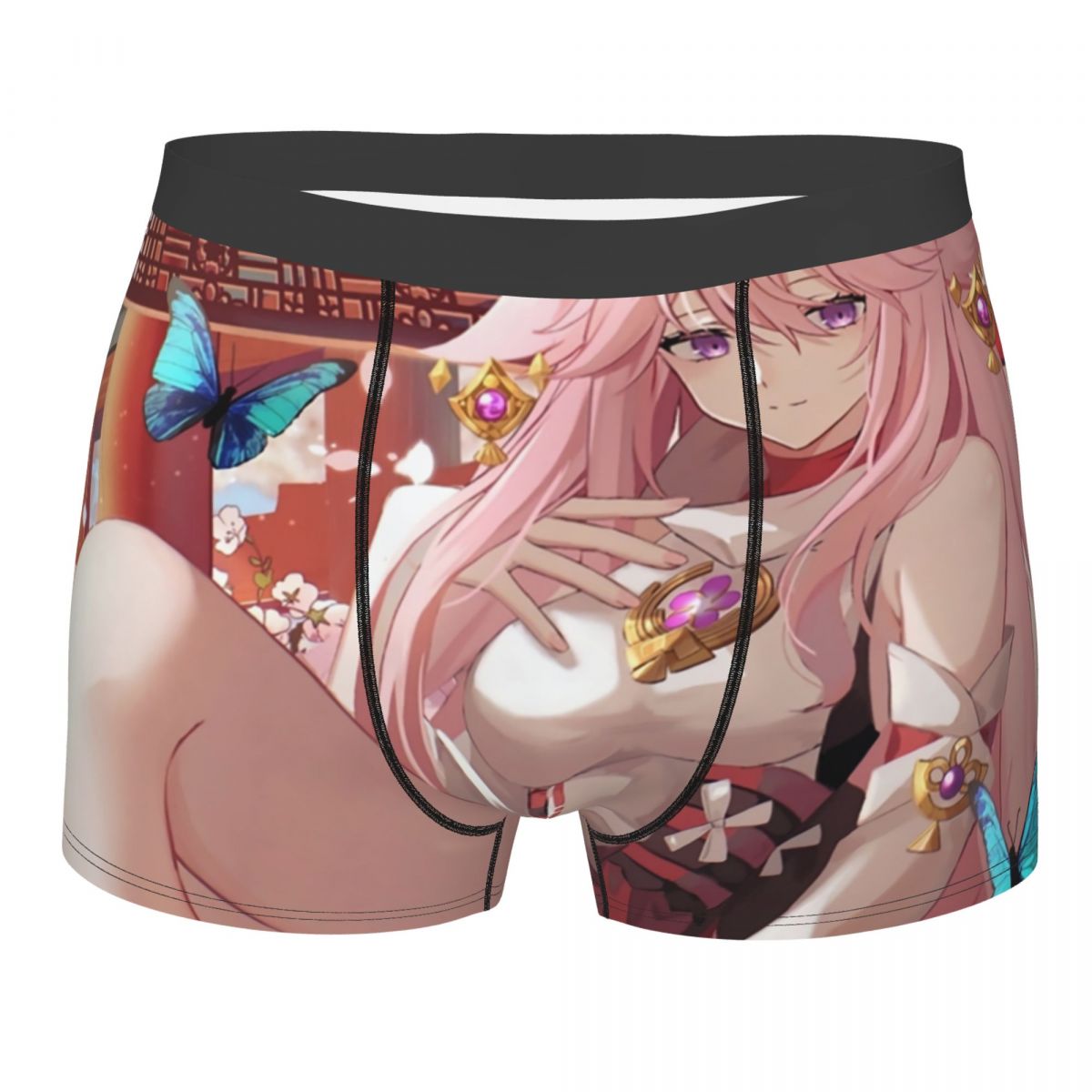 Men'S Fashion Underwear - Genshin Impact Yae Miko Boxer Shorts