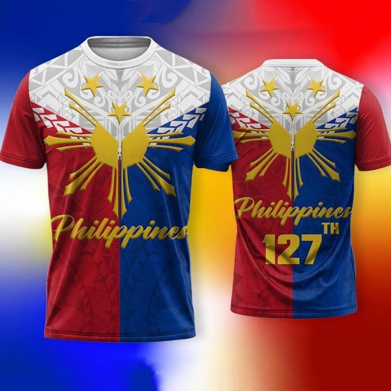 Men'S Fashion Philippines - 3D Printed Philippine Independence Day T