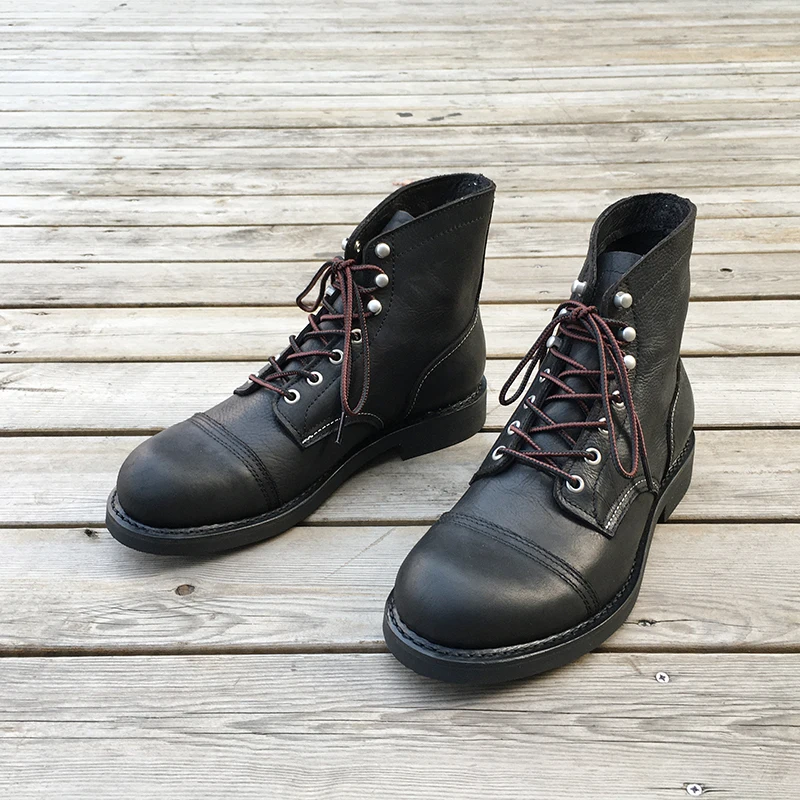 Fashion Men'S Boots - New Men Shoes Luxury Brand Vintage