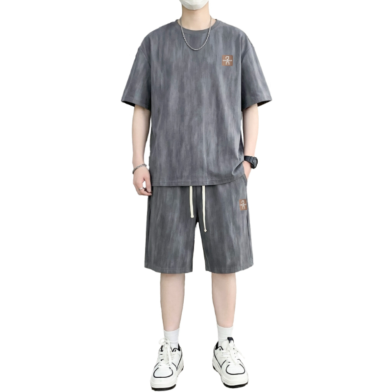 Men'S Fashion And Style - 【T-Shirt + 5-Point Shorts】Men's T-Shirt Set