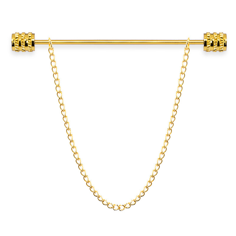 Men'S Fashion Jewelry - New Men's Brooch for Shirt Stand