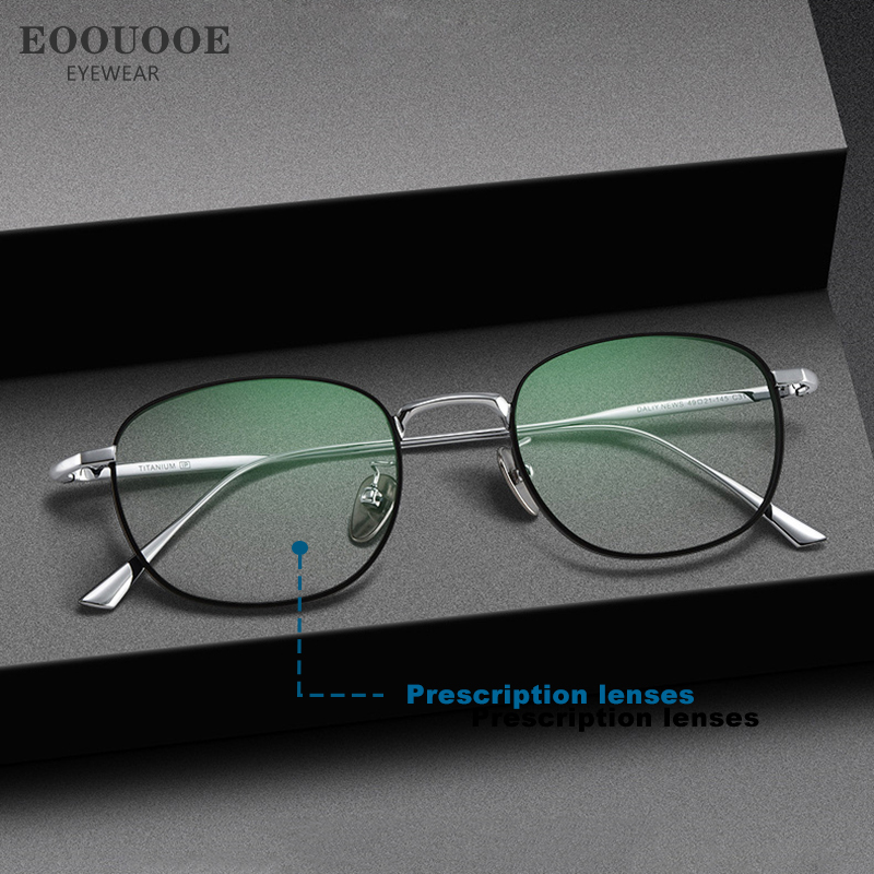 Mens Fashion Reading Glasses - Fashion Men Glasses Pure Titanium Optics