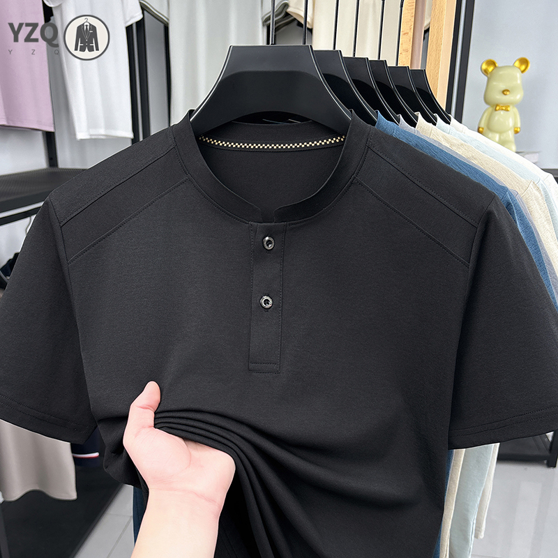 2026 Fashion Men's Henley Neck - Men'S Fashion And Style ulasan dan harga