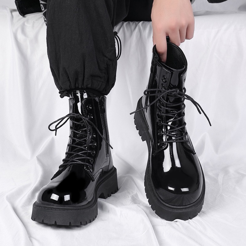 Men's High Top Boots High Qual - Fashion Men'S Boots ulasan dan harga