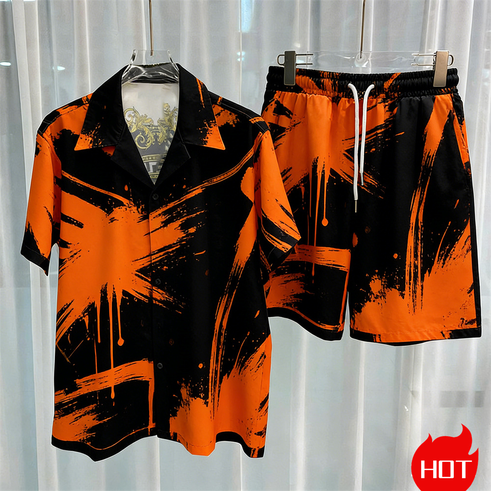 Digital printed men's set fash - Men'S Fashion Looks ulasan dan harga