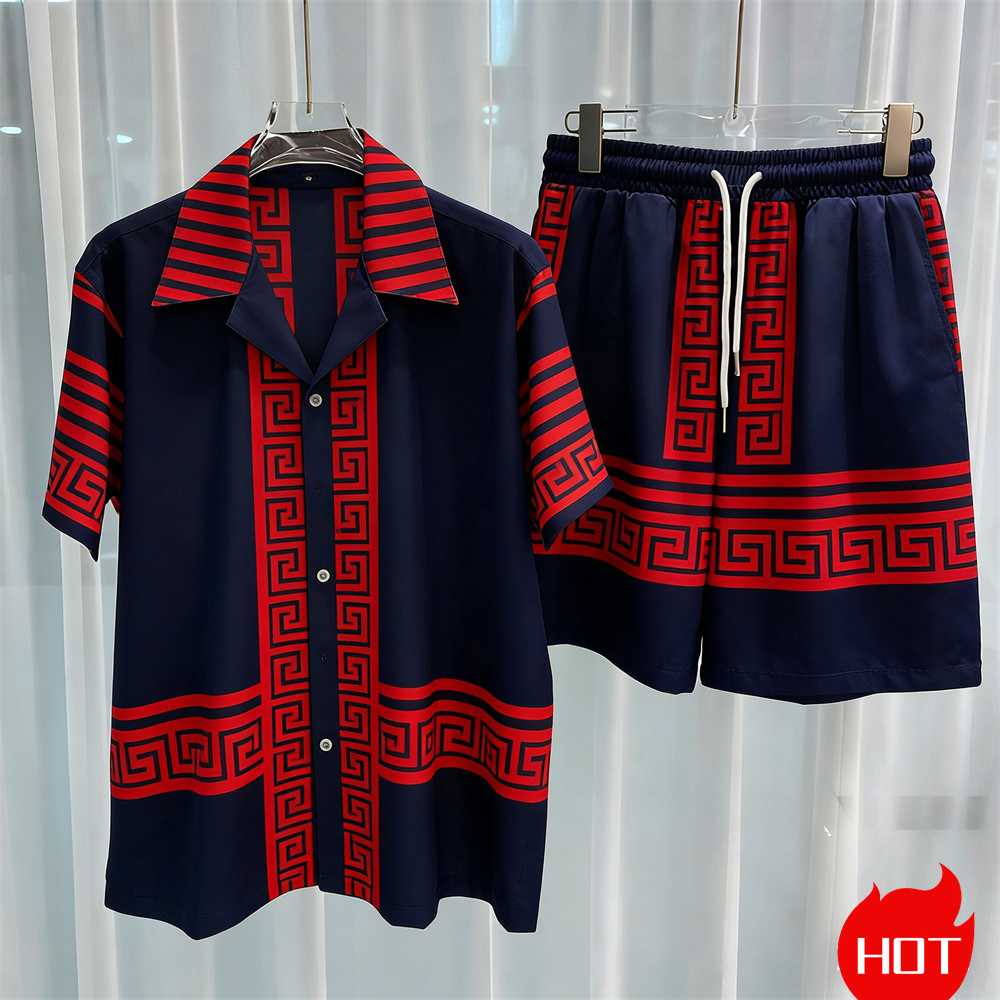 Digital printed men's set fash - Men'S Fashion Looks ulasan dan harga