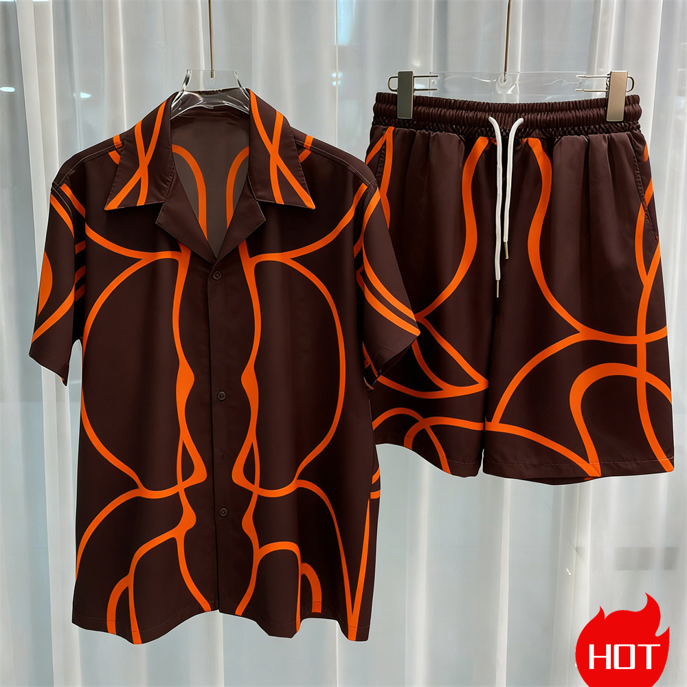 Digital printed men's set fash - Men'S Fashion Looks ulasan dan harga
