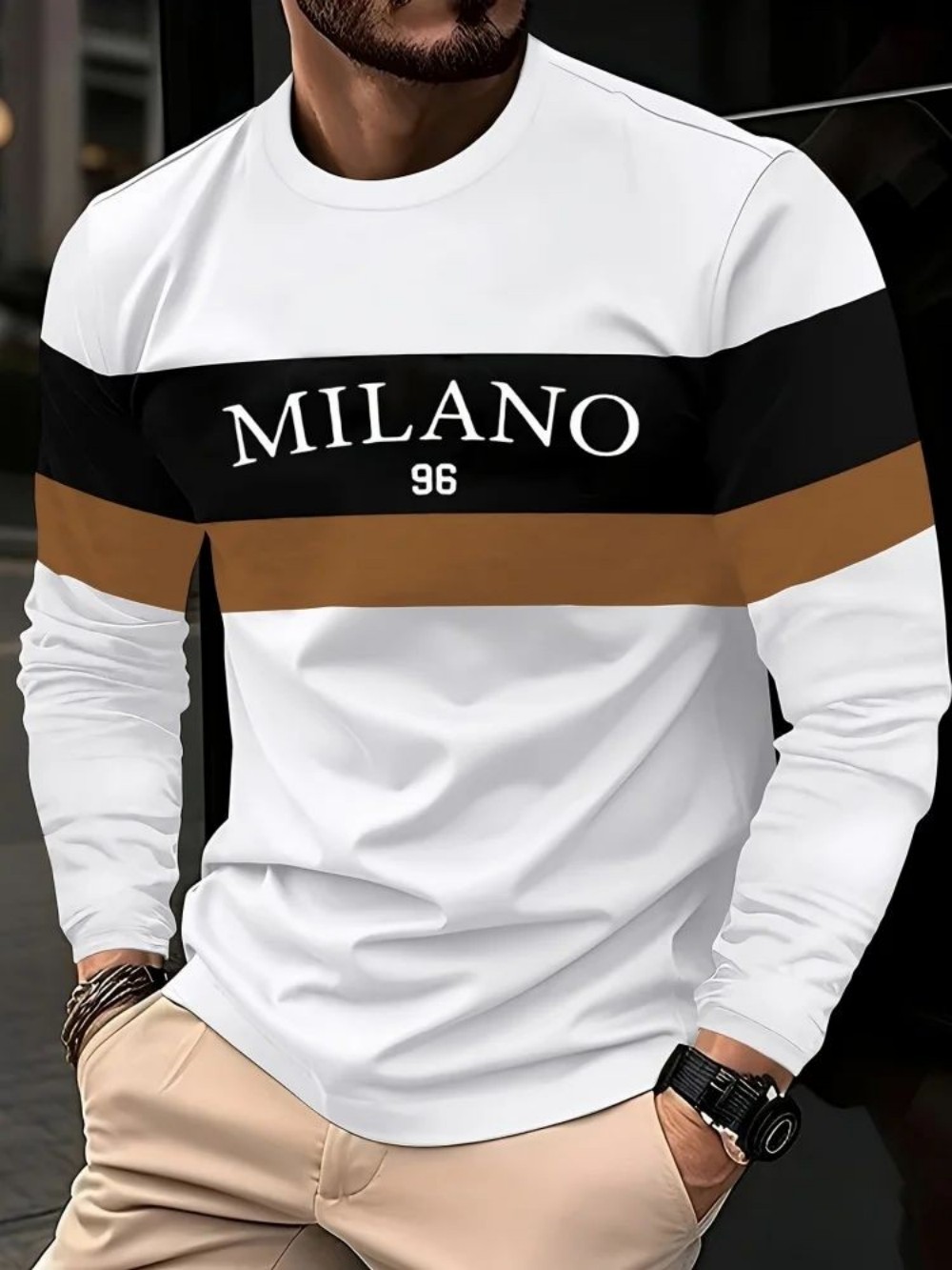 Fashionable new men's autumn s - Men'S Fashion T Shirts ulasan dan harga
