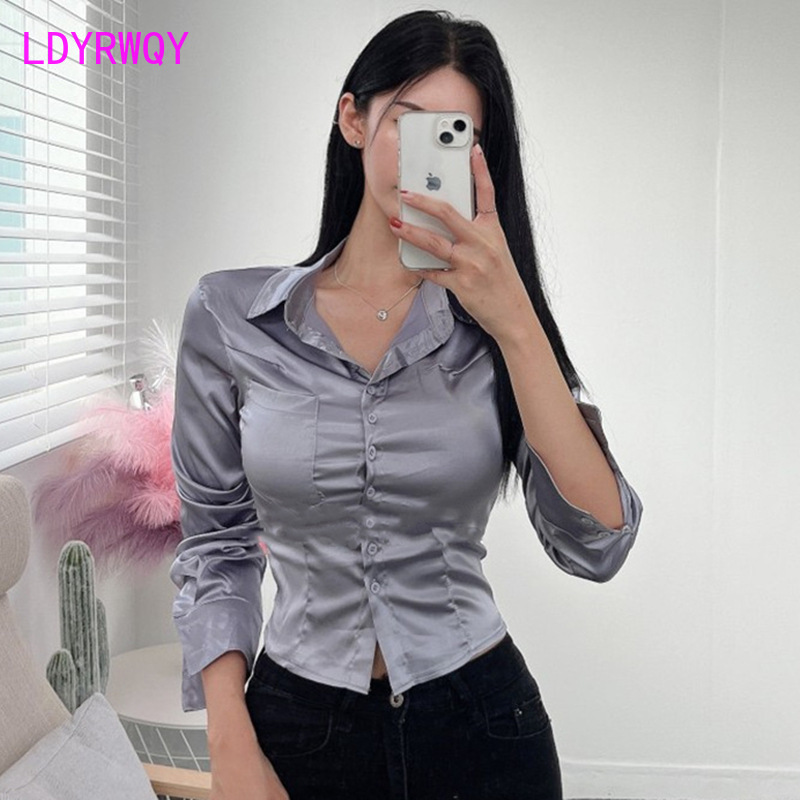 South Korea 2023 Autumn and Wi - Polo Shirt Slim ulasan dan harga