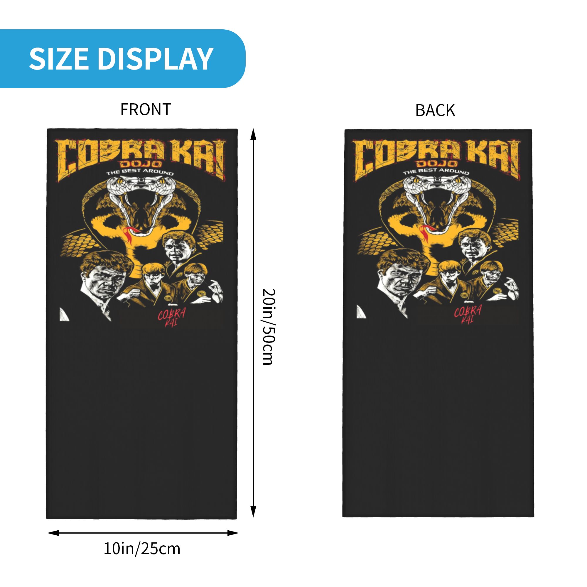 Custom Cobra Kai Bandana Neck  - Men Fashion Kids ulasan dan harga