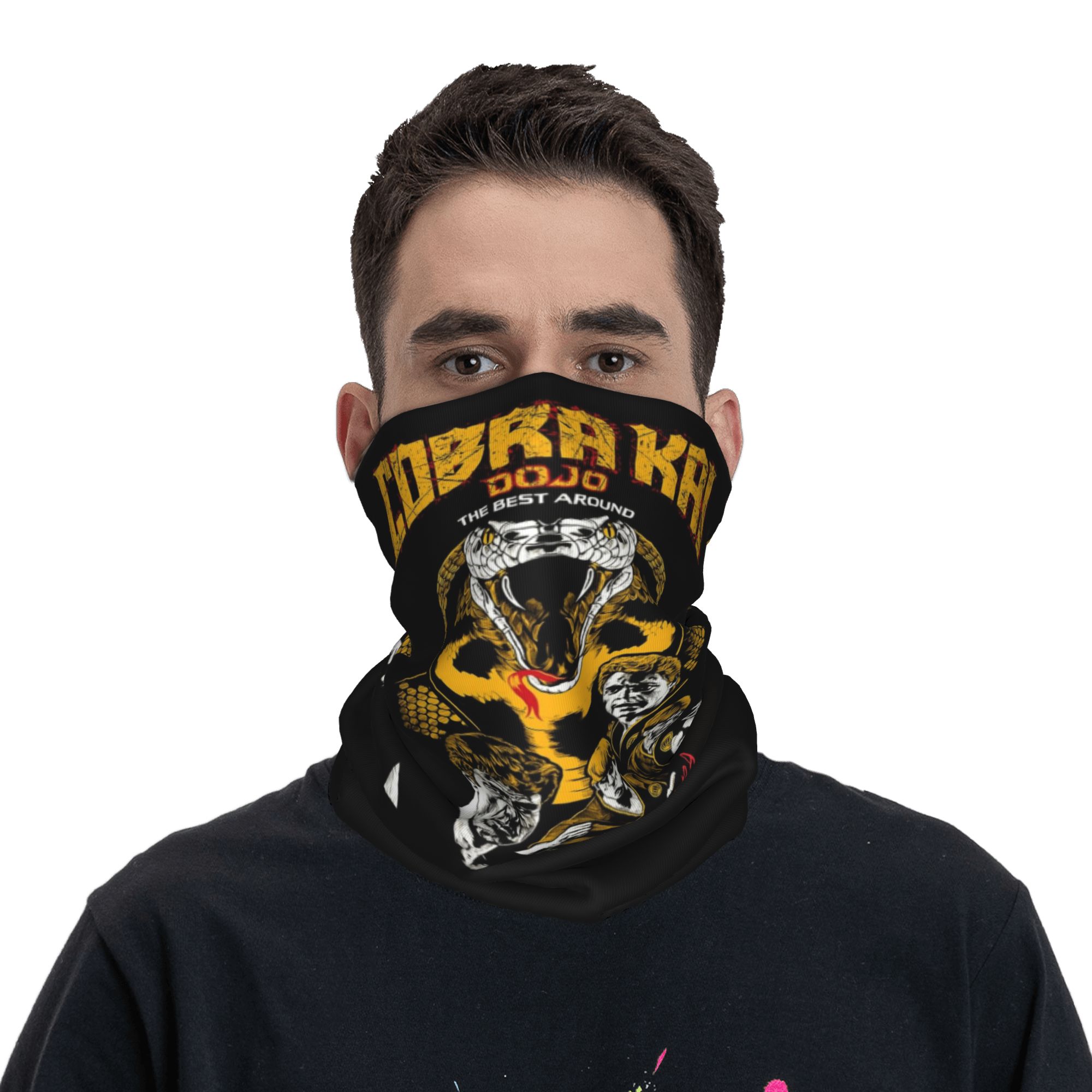 Custom Cobra Kai Bandana Neck  - Men Fashion Kids ulasan dan harga