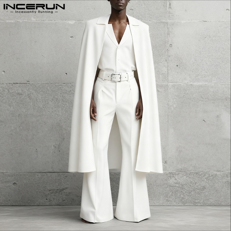 INCERUN Men Sets Solid Color L - Men'S Fashion And Style ulasan dan harga