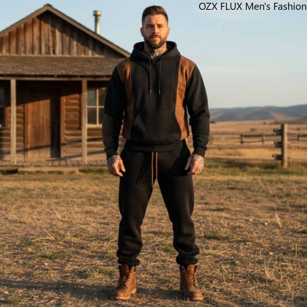 3xl Autumn Winter Men 2-pcs Fa - Men'S Fashion Outfits ulasan dan harga