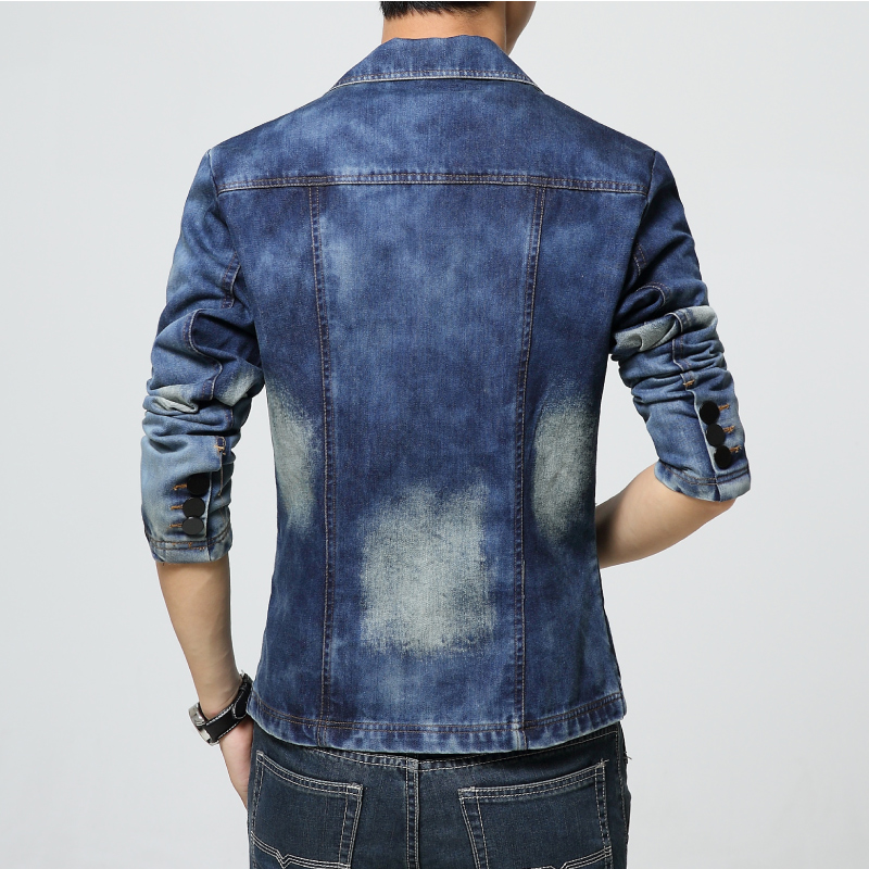 Denim Suit Jacket Brand Men's  - Men'S Fashion Light Jacket ulasan dan harga