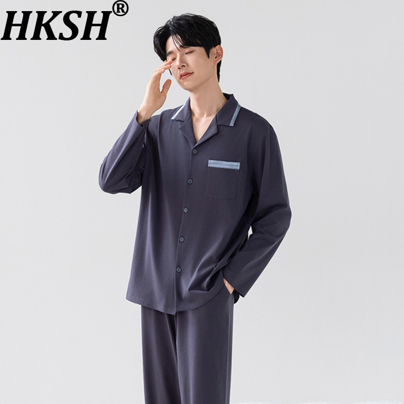 HKSH Autumn Winter Men Tide Lo - Men'S Fashion And Style ulasan dan harga