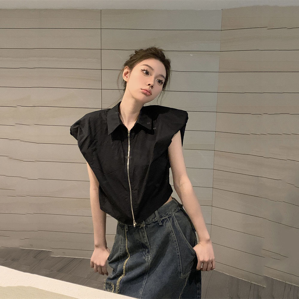 Polo Collar Sleeveless Shirt S - Polo Shirt Slim ulasan dan harga