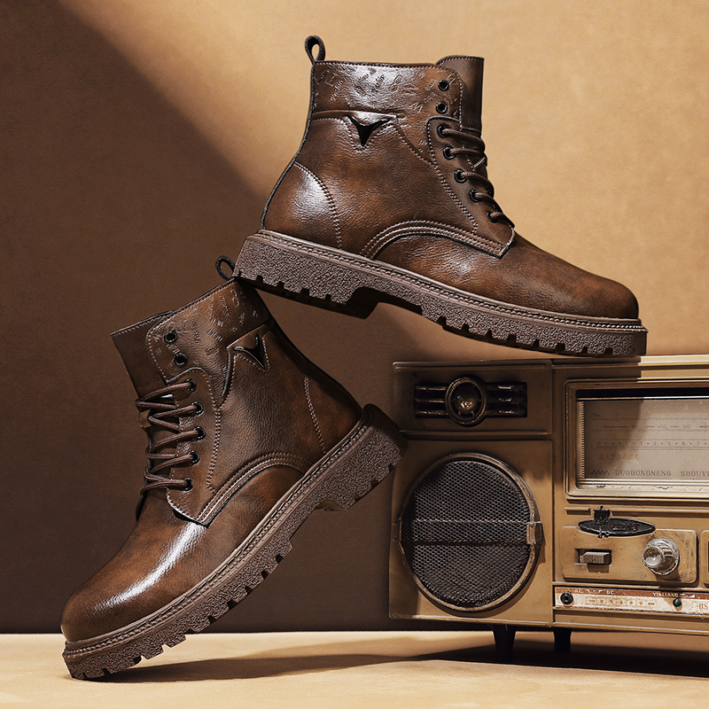 6cm Invisible Height Increasin - Fashion Men'S Boots ulasan dan harga
