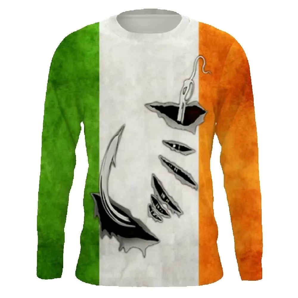 Fashionable Bass Pattern Crew  - Men'S Fashion T Shirts ulasan dan harga