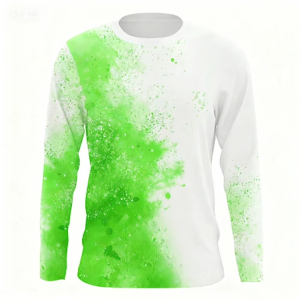 Fashionable Bass Pattern Crew  - Men'S Fashion T Shirts ulasan dan harga
