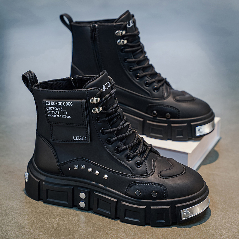 Comfortable and Breathable Men - Fashion Men'S Boots ulasan dan harga