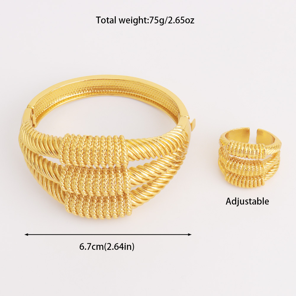 Luxury Copper Bracelet Ring Se - Men'S Fashion Easter ulasan dan harga