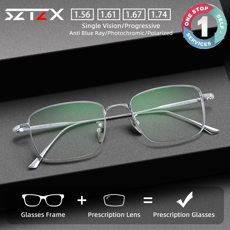 SZTZX Pure Titanium Wire Retro - Mens Fashion Reading Glasses ulasan dan harga
