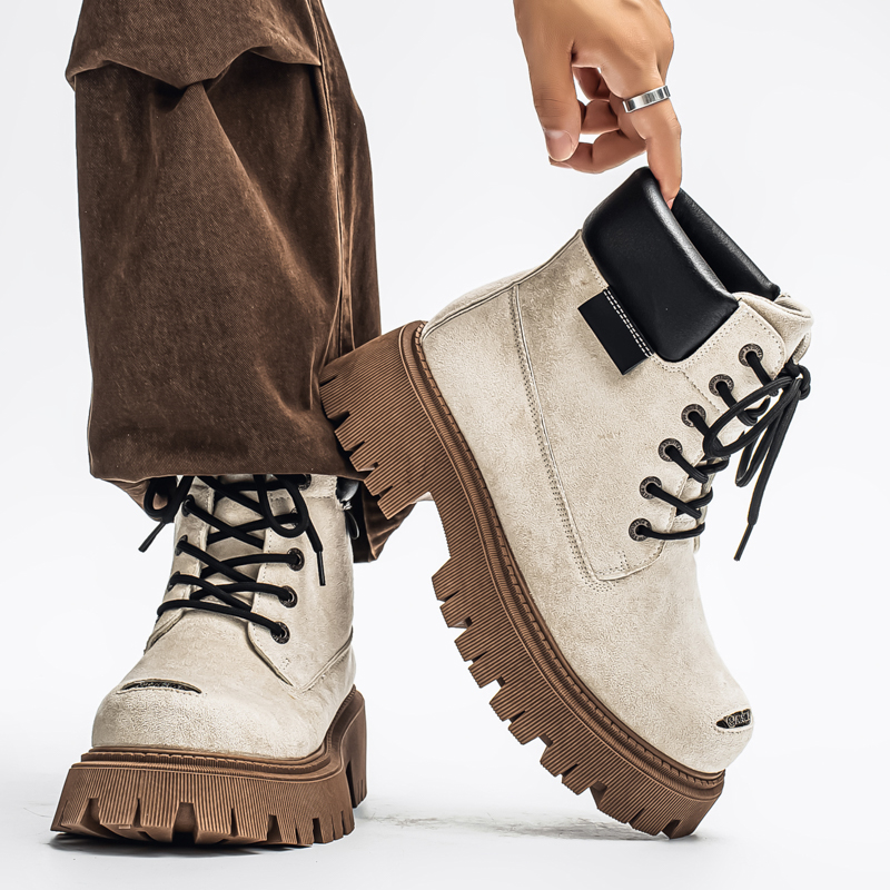 Classic High Top Boots Outdoor - Fashion Men'S Boots ulasan dan harga
