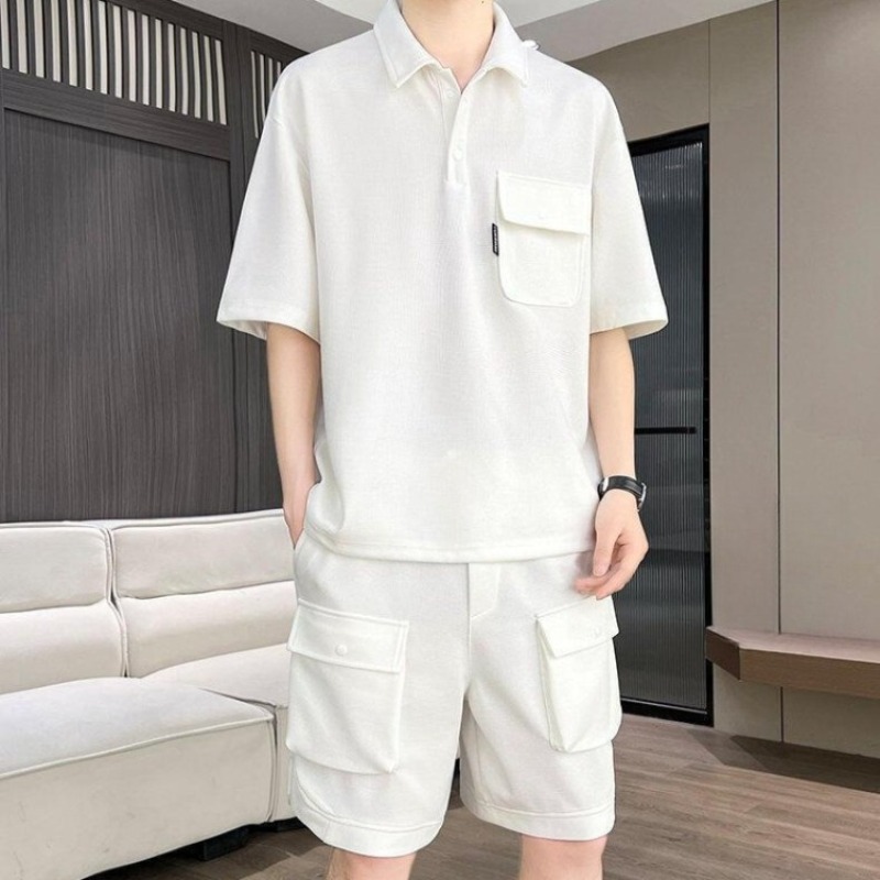 Men's Summer Short Sleeve Polo - Polo Shirt Slim ulasan dan harga