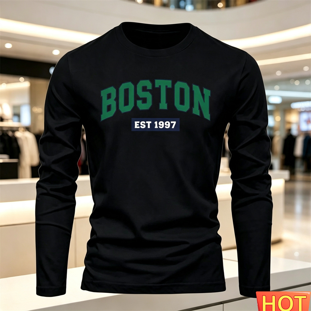 Autumn Summer Men's long sleev - Men'S Fashion T Shirts ulasan dan harga