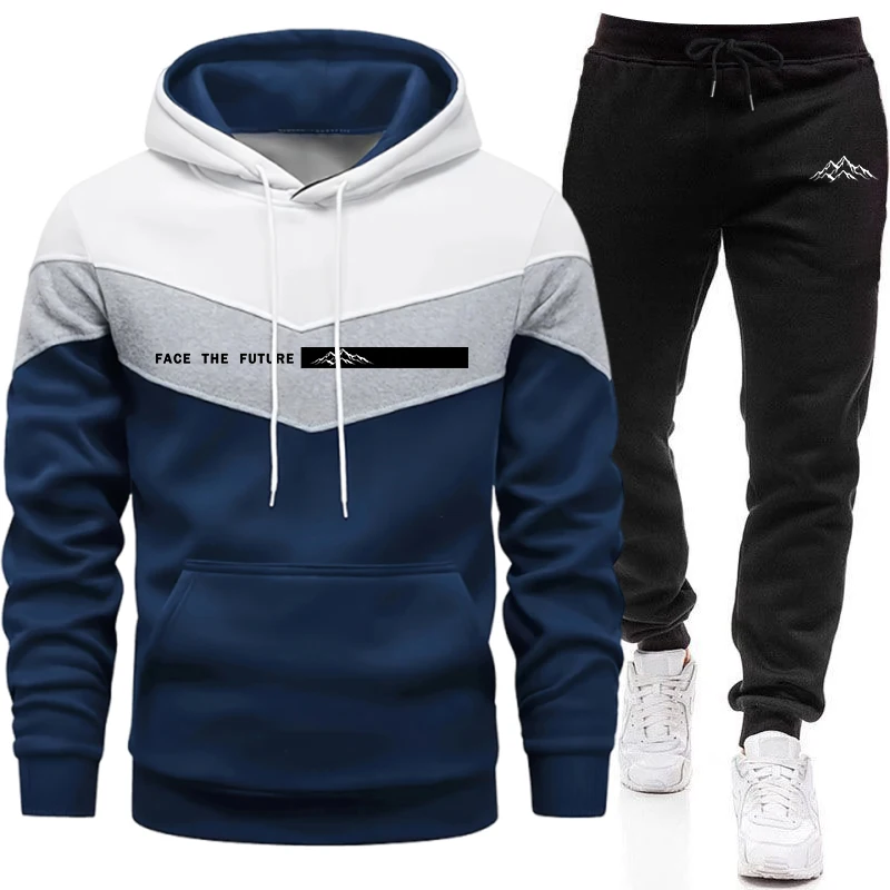 New Men's Tracksuit Fall Winte - Men'S Fashion Outfits ulasan dan harga