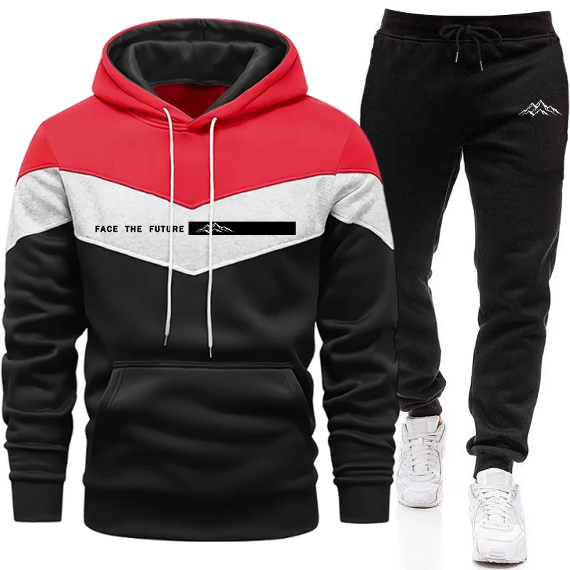 New Men's Tracksuit Fall Winte - Men'S Fashion Outfits ulasan dan harga