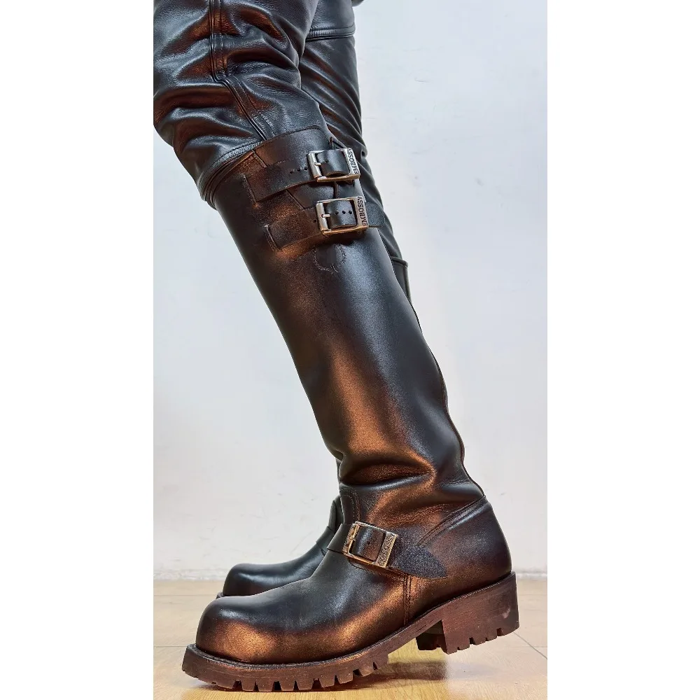 Fashion Men's Genuine Leather  - Fashion Men'S Boots ulasan dan harga