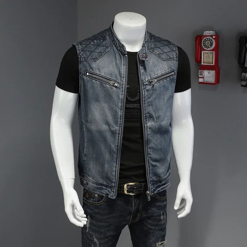 Pop Spring Autumn New Fashion  - Men'S Fashion Vest With Jeans ulasan dan harga