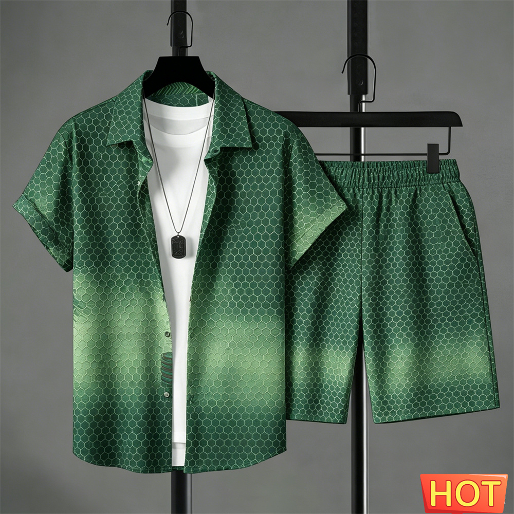 Summer Outfits Man Shirt Set G - Men'S Fashion Looks ulasan dan harga