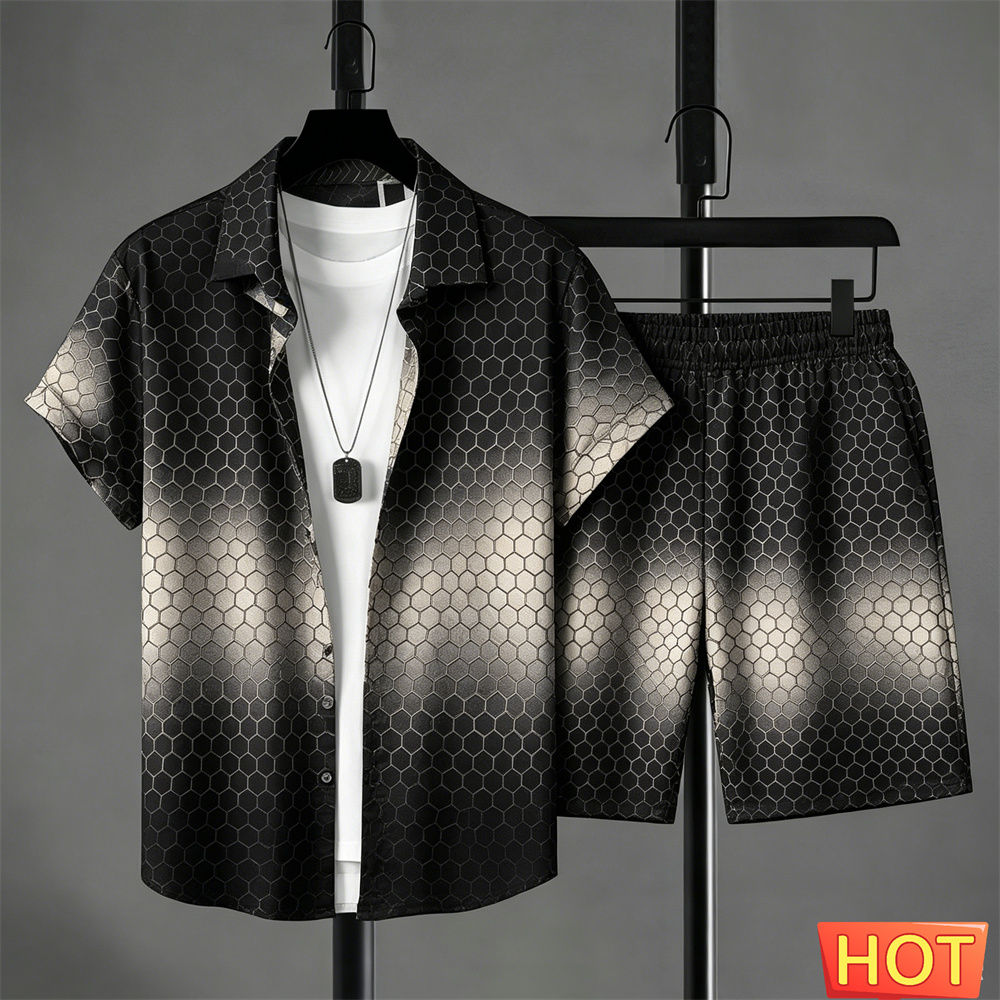 Summer Outfits Man Shirt Set G - Men'S Fashion Looks ulasan dan harga