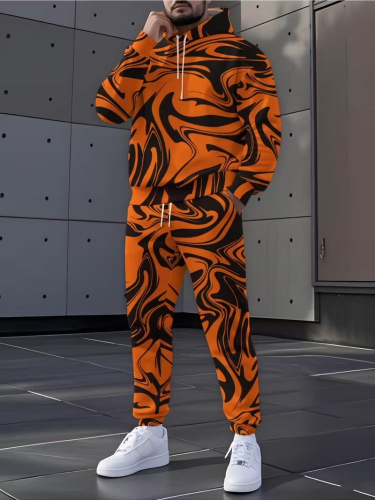 Men Fashion Marble Print 2 Pie - Men'S Fashion Outfits ulasan dan harga