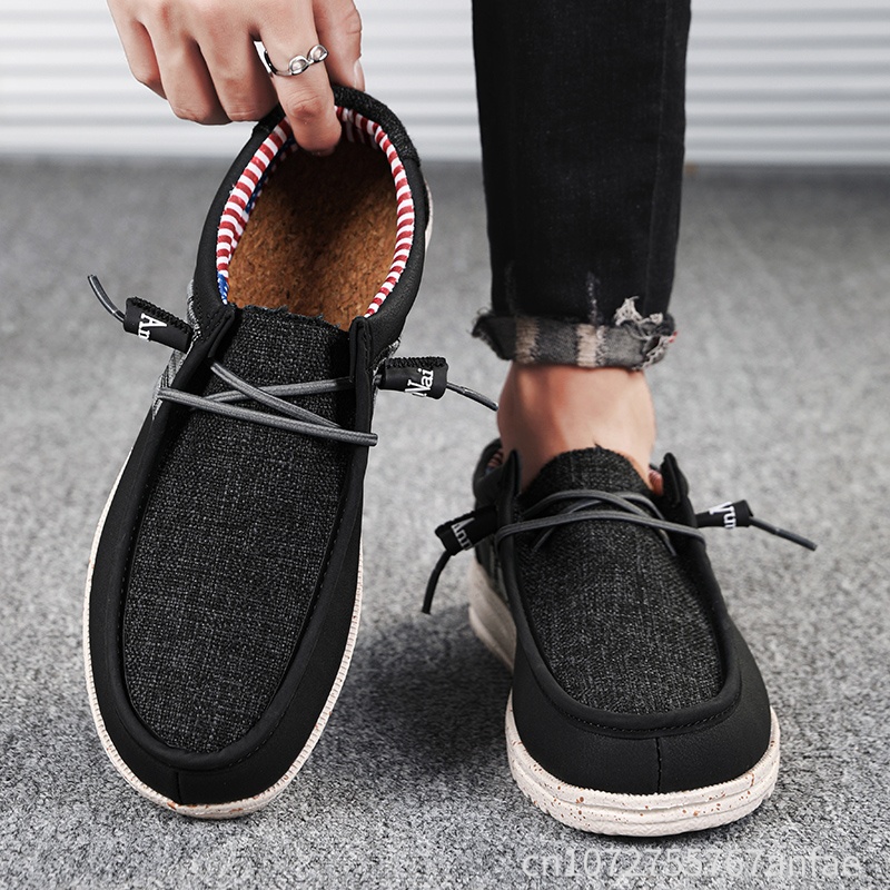 Hot Sale Blue/Black Men Loafer - Men'S Fashion Loafers Shoes ulasan dan harga