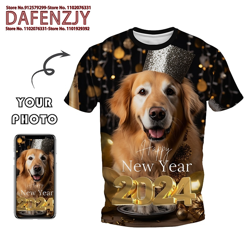 Custom Funny Pet Photo 3D All  - Men Fashion Kids ulasan dan harga
