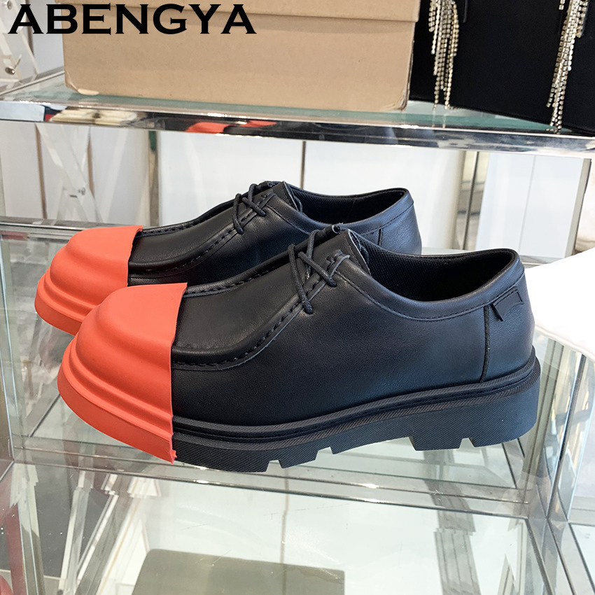 Multicolour Real Leather Thick - Men'S Fashion Loafers Shoes ulasan dan harga