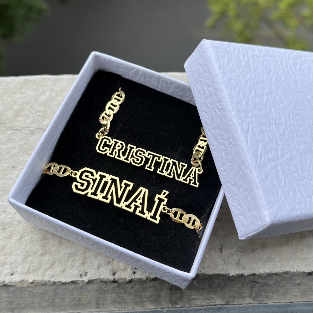 DUOYING Custom Name Hollow Nec - Men'S Fashion Gold Chain ulasan dan harga