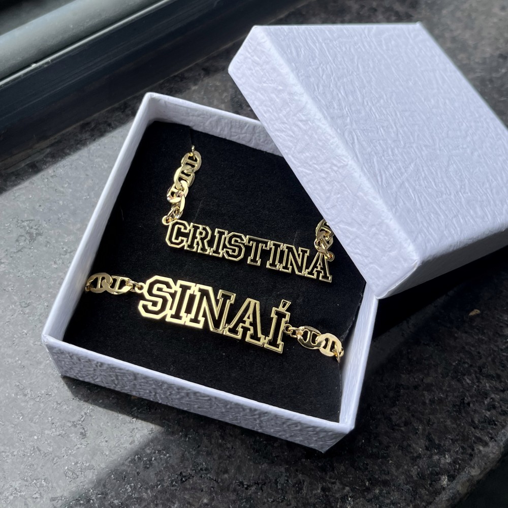 DUOYING Custom Name Hollow Nec - Men'S Fashion Gold Chain ulasan dan harga