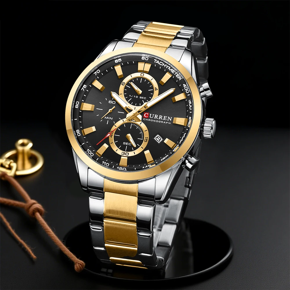 CURREN Casual Quartz Chrono Sp - Men'S Fashion Jewelry ulasan dan harga