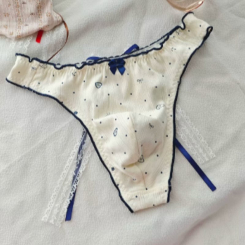 Japanese New Sweet Floral Bow  - Men'S Fashion Underwear ulasan dan harga