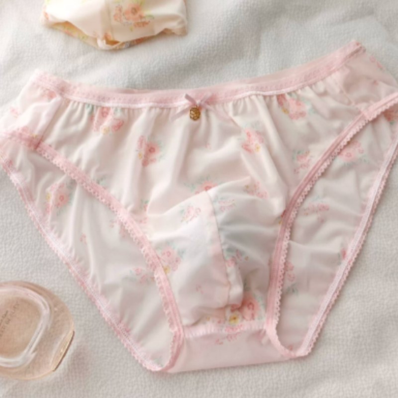Japanese New Sweet Floral Bow  - Men'S Fashion Underwear ulasan dan harga